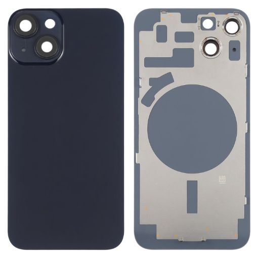 iPhone 14 Black Back Housing Cover with Camera Lens Replacement - 1