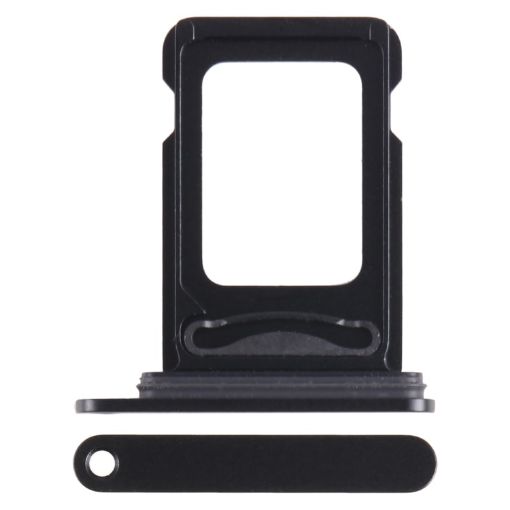 iPhone 15 Plus Dual SIM Card Tray Black Replacement - 1