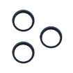 iPhone 15 Pro/Max Rear Camera Glass Lens Protector Set - Blue (3pcs) - 1