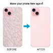 iPhone 15 Plus Pink Glass Battery Back Cover with Camera Lens Cover - 6