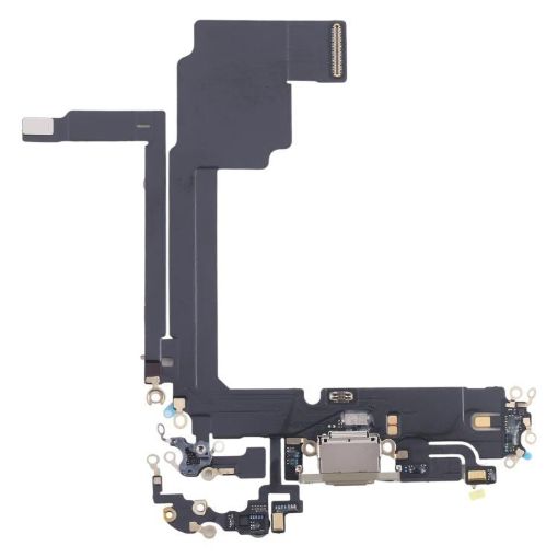 iPhone 15 Pro Max Charging Port Flex Cable - Titanium Color - 1