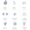 Q2 TWS Bluetooth 5.0 Wireless Sports Earphones - White Stereo Binaural - 4