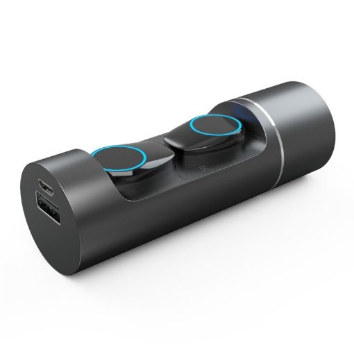JAKCOM TWS Bluetooth 5.0 Waterproof Wireless Headset (Black) - 1