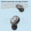 ETE-15 Waterproof Bluetooth 5.0 TWS Wireless Earphones - Black - 4