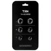 TRN Black Earphone Silicone Memory Foam Earplug - Comfortable Fit - 1