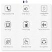 J18 Bluetooth 5.0 TWS Wireless Earphones with Charging Box - Black - 4
