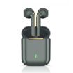 J18 Bluetooth 5.0 TWS Wireless Earphones with Charging Box - Green - 1