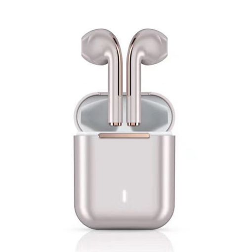 J18 Bluetooth 5.0 TWS Wireless Earphones with Charging Box - Rose Gold - 1