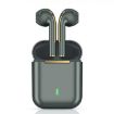 T&G J18 Bluetooth 5.1 TWS Wireless Earphones with Charging Box - Green - 1