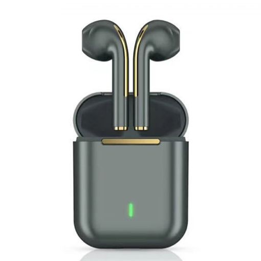 T&G J18 Bluetooth 5.1 TWS Wireless Earphones with Charging Box - Green - 1
