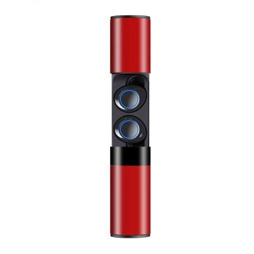 S2 Ear-in TWS Bluetooth V5.0 Wireless Earphones - Red Drawer Type - 1