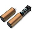 S5 Twins Sports Magnetic TWS Bluetooth V5.0 Wireless Earphones Gold - 2
