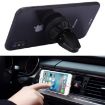 Universal Car Air Vent Phone Holder - Silicone Sucker, Black, For Smartphones - 1