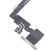 iPhone 16 Pro Max Charging Port Flex Cable White - Original Replacement - 4