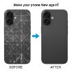 iPhone 16 Battery Back Cover & Camera Lens Cover - Black - 4