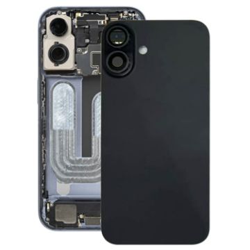 iPhone 16 Plus Battery Back Cover & Camera Lens Cover - Black - 1