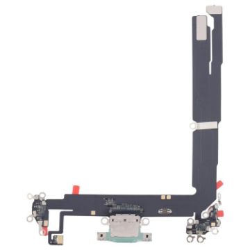 iPhone 16 Plus Charging Port Flex Cable - Green Replacement Part - 1