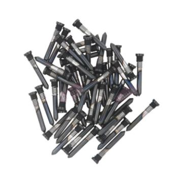 iPhone 16 Pro/Pro Max Charging Port Screws Black - 100pcs - 1