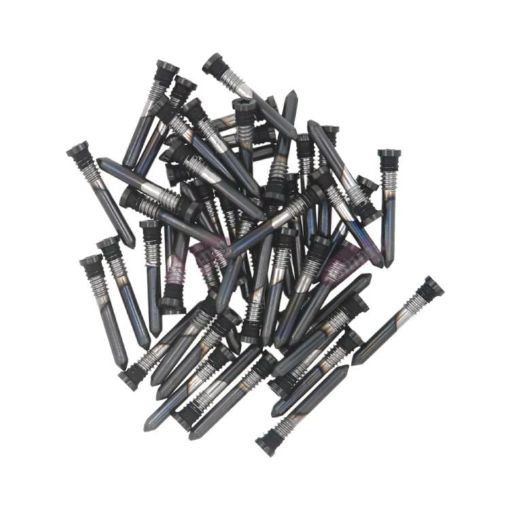 iPhone 16 Pro/Pro Max Charging Port Screws Black - 100pcs - 1