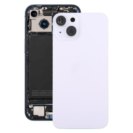 iPhone 14 China Version Purple Battery Back Cover with Frame - 1