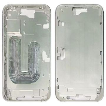iPhone 16 Plus Silver Middle Frame Bezel Plate Replacement - 1