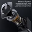 A2 USB 2.0 Wire-Controlled Illuminated Mini Desktop Speaker (Black) - 4