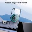 R-JUST HZ19 White Magnetic Car Phone Bracket Holder - 3
