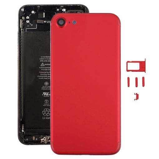 iPhone 7 6-in-1 Full Assembly Housing: Back Cover, Lens, Tray, Keys - 1