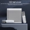 YS-203 Gold Bluetooth Karaoke Speaker with Wireless Microphone - 2