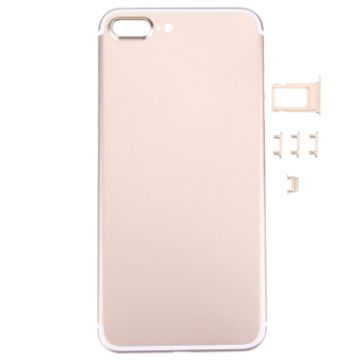 iPhone 7 Plus 5-in-1 Full Assembly Housing Cover Gold (Back + Keys) - 1