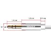 IVON CA55 1m Black 3.5mm Male to Male AUX Audio Cable - 2