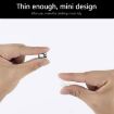 50 PCS HG2392 Desktop Data Cable Organizer Clips, Acrylic, White - 4