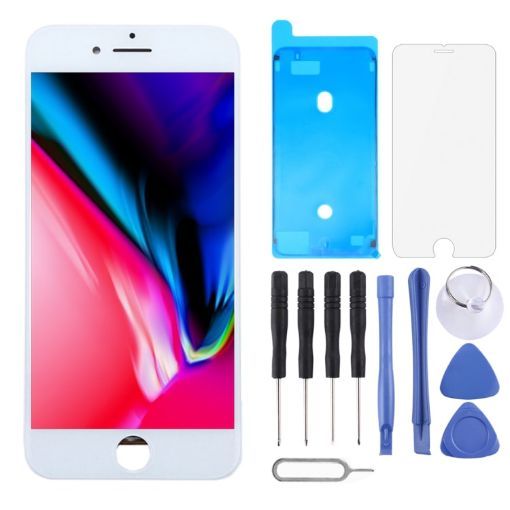iPhone 8 Plus White TFT LCD Screen Replacement - 1