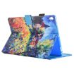 iPad Pro 10.5" Leather Case - Painted Village Pattern, Card Slots, Holder - 6