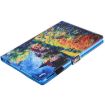 iPad Pro 10.5" Leather Case - Painted Village Pattern, Card Slots, Holder - 8