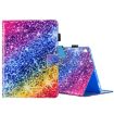 iPad Pro 10.5" Colorful Crystal Print PU Leather Case with Holder & Slots - 1