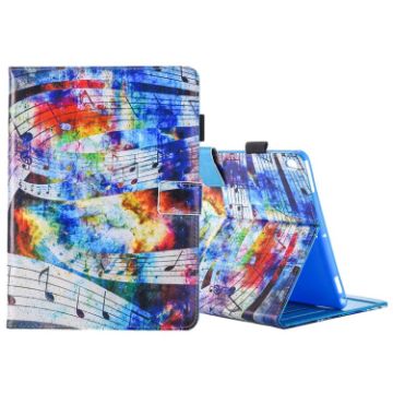 iPad Pro 10.5" Musical Note PU Leather Case with Holder & Card Slots - 1