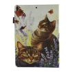 iPad Pro 10.5" Cats & Butterflies Leather Case with Holder & Card Slots - 3