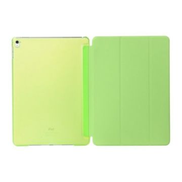 Green Leather Case for iPad Pro 10.5/Air 2019 with Holder - Pure Color Flip - 1