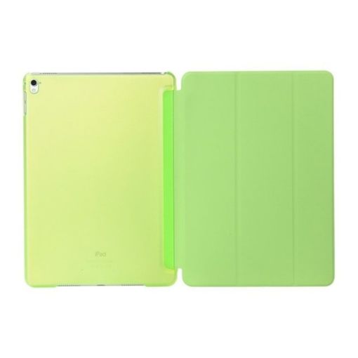 Green Leather Case for iPad Pro 10.5/Air 2019 with Holder - Pure Color Flip - 1
