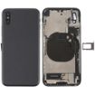 iPhone X Black Battery Back Cover Assembly with Buttons & Speaker - 1