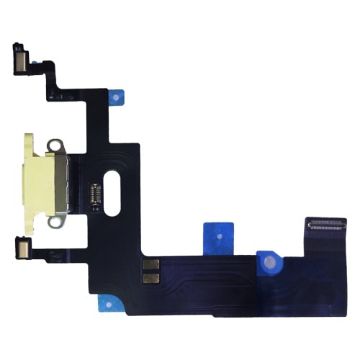 iPhone XR Charging Port Flex Cable - Yellow Replacement Part - 1