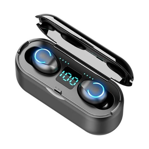 F9-8 TWS CVC8.0 Noise Cancelling Bluetooth Earphone with LED Display - 1