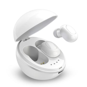 A10 TWS Space Capsule Bluetooth Earphones with Magnetic Box & Lanyard - 1