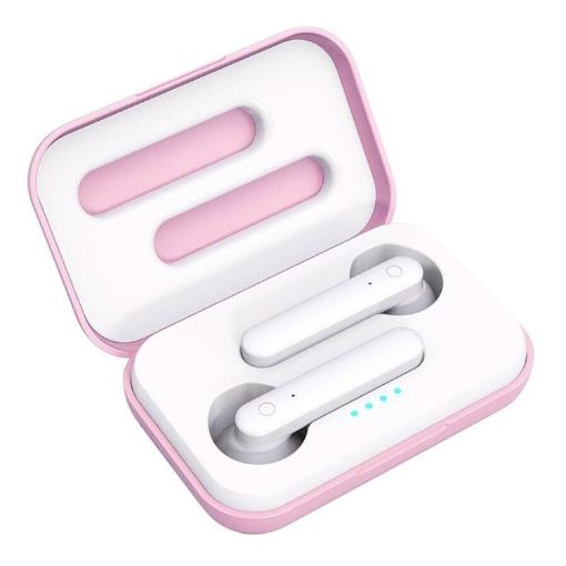 X26 TWS Bluetooth 5.0 Wireless Earphones with Charging Box - Pink - 1