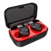 X5 TWS Bluetooth V5.0 Wireless Headset with Charging Case - Black Red - 2