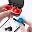 X5 TWS Bluetooth V5.0 Wireless Headset with Charging Case - Black Red - 4