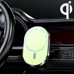 JJT-968 15W Magnetic Car Air Outlet Wireless Charger - Green - 1