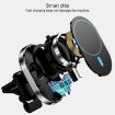 JJT-968 15W Magnetic Car Air Outlet Wireless Charger - Blue - 3