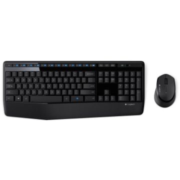 Logitech MK345 Wireless Keyboard & Mouse Set with Nano Receiver (Black) - 1